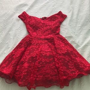 short red dress